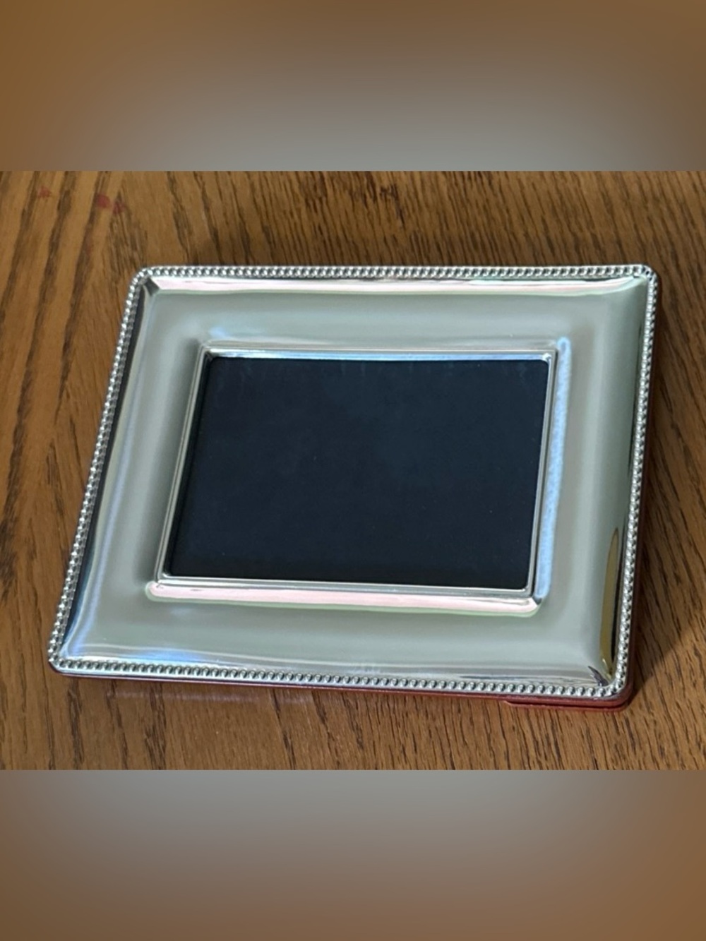 Bergdorf Goodman Silver Plated Picture Frame - Photo 4 x 6 in -new